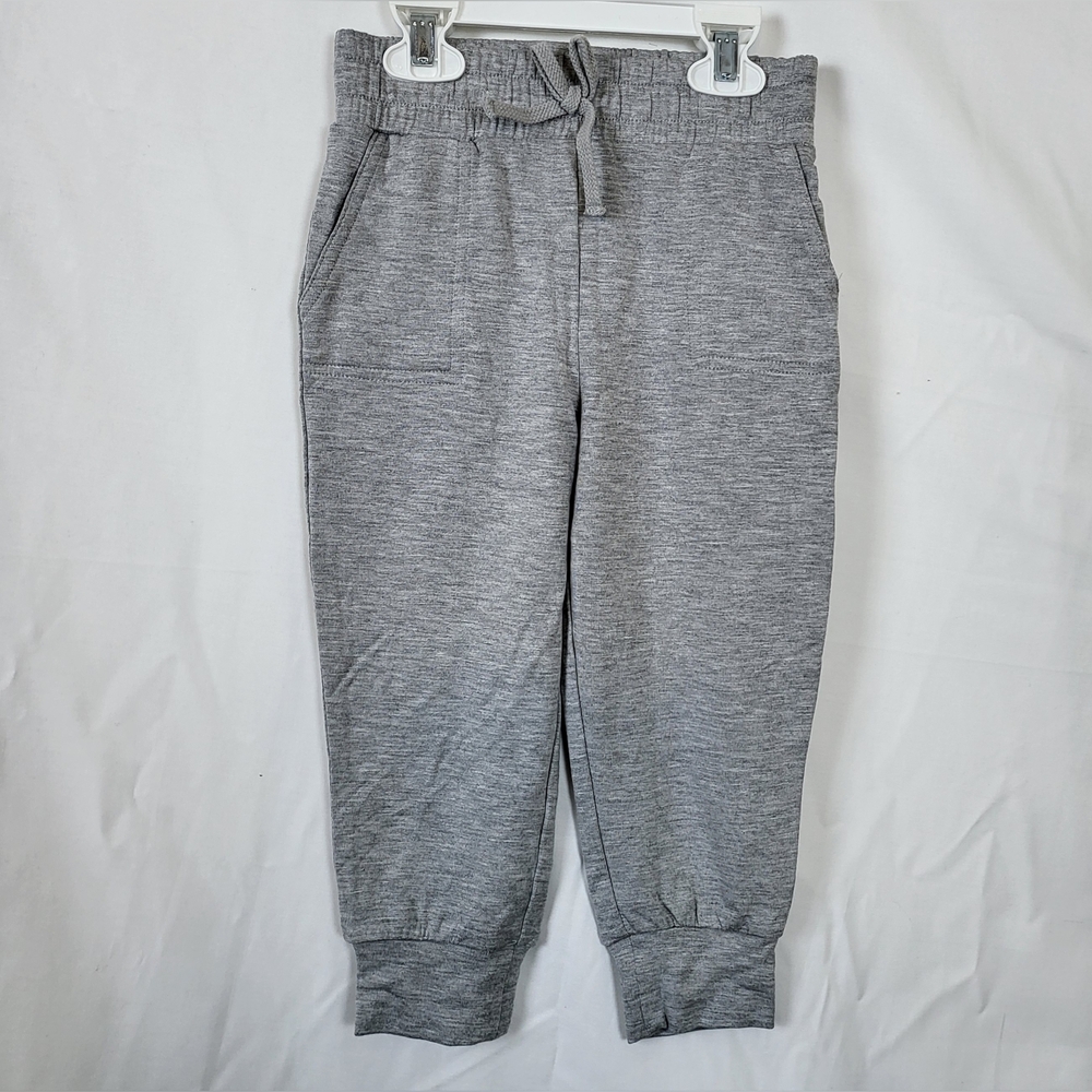 NWT Copper Key Girls Heathered Gray Lightweight Pocket Joggers‎ Size 4